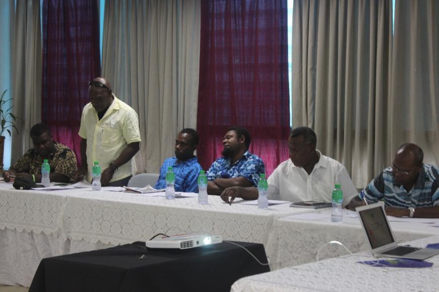 Guadalcanal MPAs participating in the awareness program. Guadalcanal MPAs participating in the awareness program.