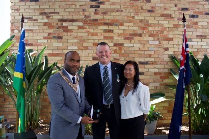 L-R: Mr Kereta Sanga, Mr Paul Johnstone, and Ms Karen Aquino