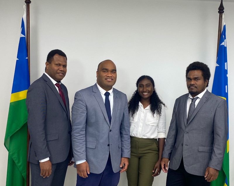 L-R: Mr Johnson Oge, Mr Kereta Sanga, Ms Sophia Meolver, and Mr Richard Manuroho