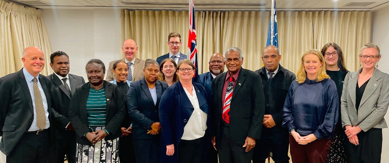 Solomon Islands and New Zealand senior government officials at the High-Level Consultations in Wellington, New Zealand. Solomon Islands and New Zealand senior government officials at the High-Level Consultations in Wellington, New Zealand.