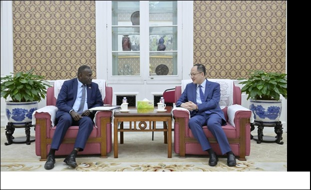 H.E Barrett Salato meets with Mr. Shen Xin, Secretary General of CPAFFC