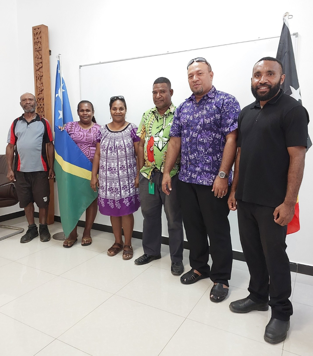 Solomon Islands High Commission staff at Port Moresby 